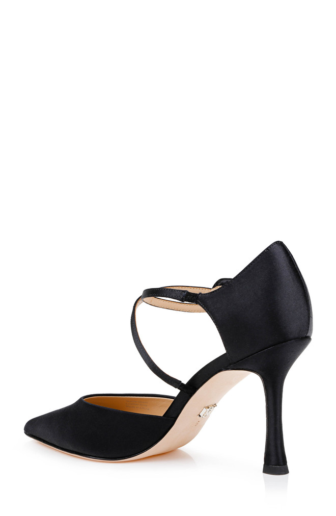 Badgley Mischka Jayden Cross Strap Stiletto Pumps