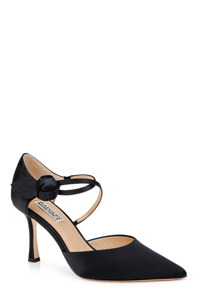 badgley mischka Jayden Cross Strap Stiletto Pumps