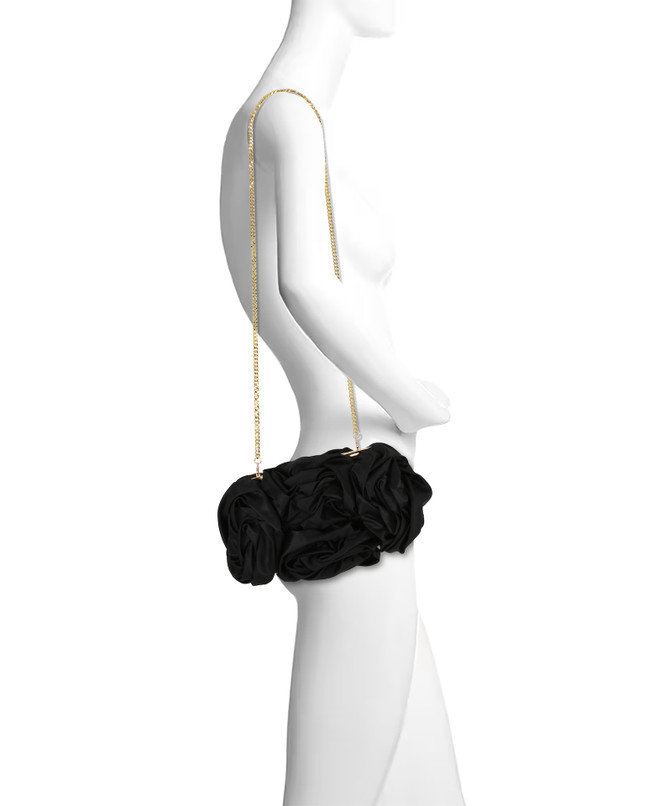 Badgley Mischka Jett II Blossom Pouch Clutch