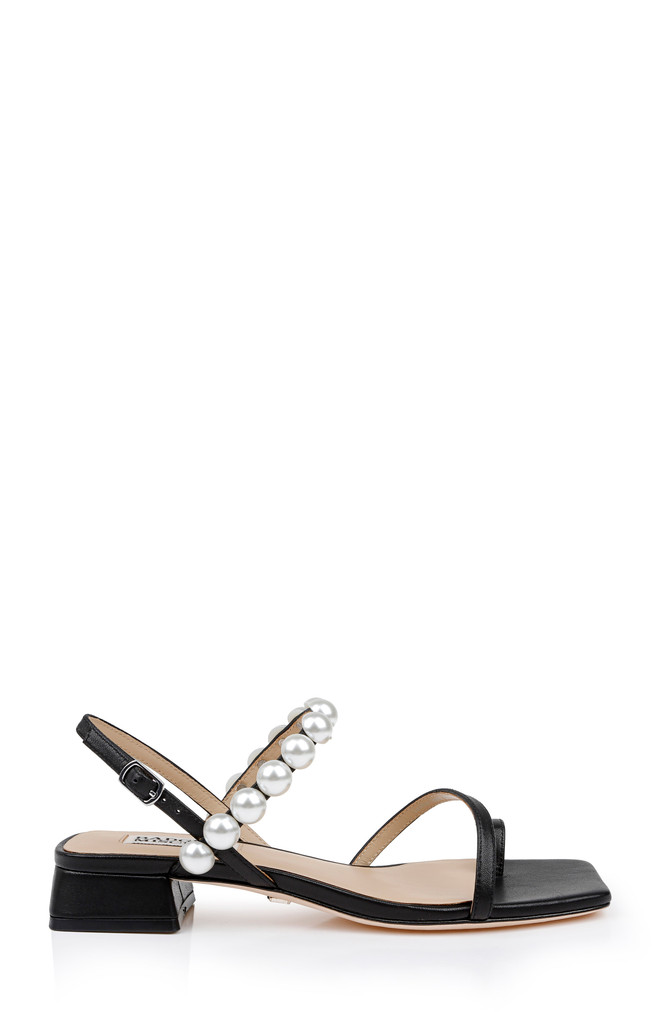Badgley Mischka Joelle Low Block Heel Sandals