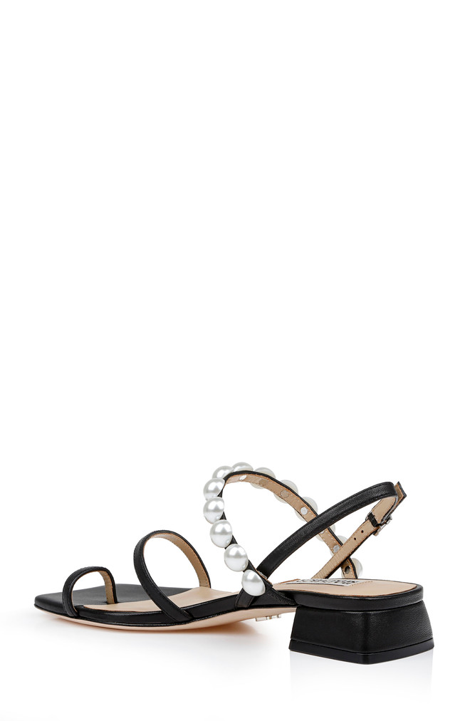 Badgley Mischka Joelle Low Block Heel Sandals