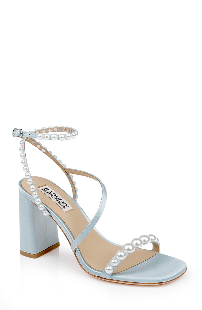 badgley mischka Jordyn Strappy Block Heel Sandals