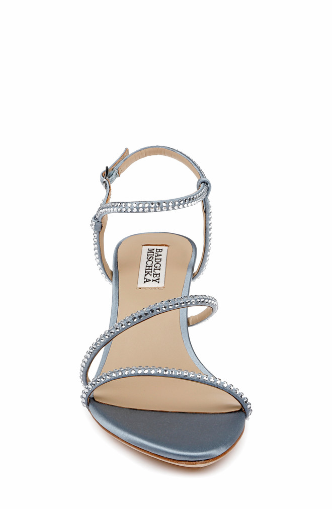 Badgley Mischka Juliana Cross Strap Sandals
