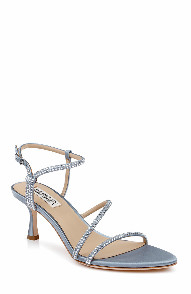 badgley mischka Juliana Cross Strap Sandals