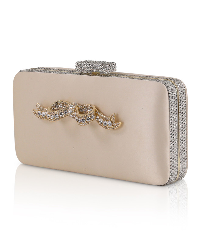 Badgley Mischka Lexi Crystal Bow Clutch