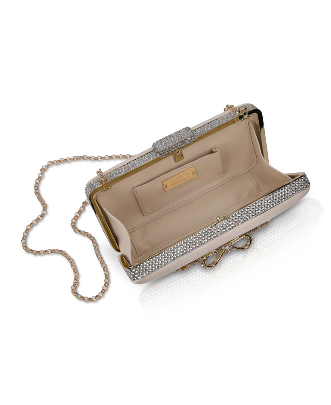 Badgley Mischka Lexi Crystal Bow Clutch