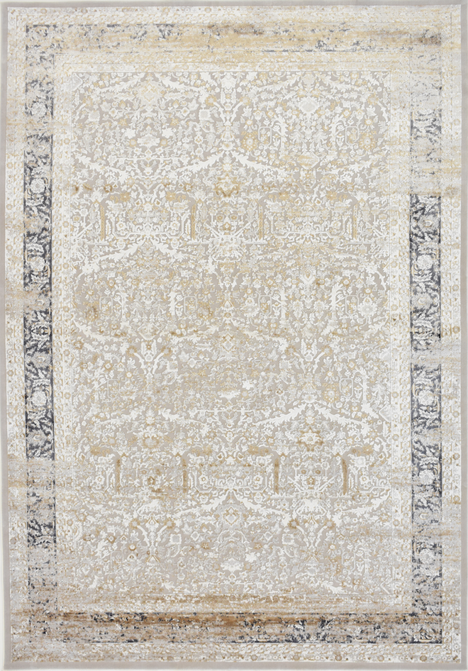 badgley mischka Marbled Gold Oasis Luxury Rug
