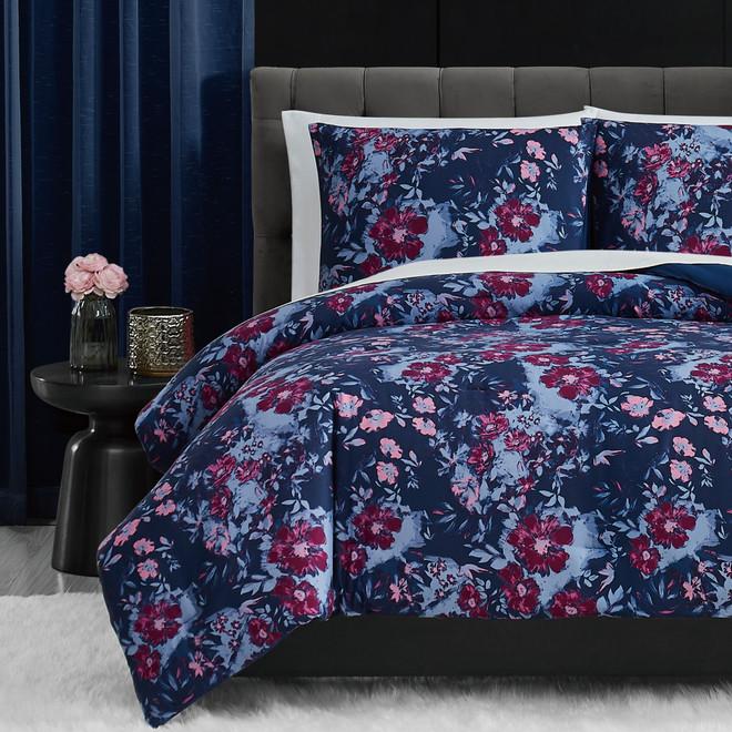 Badgley Mischka Midnight Garden Comforter Set