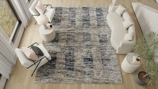 Badgley Mischka Naval Opal Modern Rug