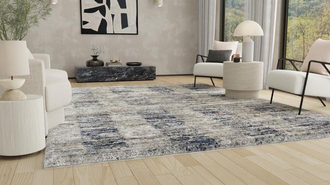 Badgley Mischka Naval Opal Modern Rug