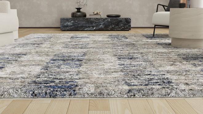 Badgley Mischka Naval Opal Modern Rug