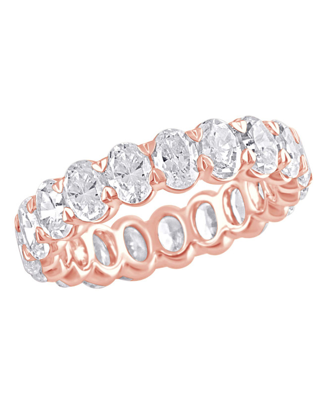 badgley mischka Oval-Cut Eternity Band Ring