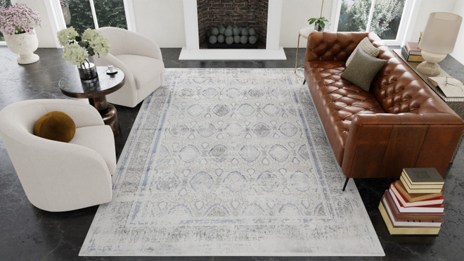 Badgley Mischka Rhinestone Oasis Luxury Rug