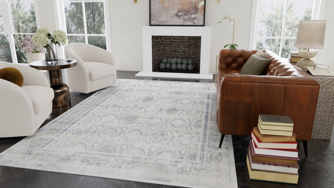 Badgley Mischka Rhinestone Oasis Luxury Rug