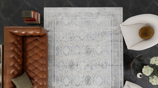 Badgley Mischka Rhinestone Oasis Luxury Rug