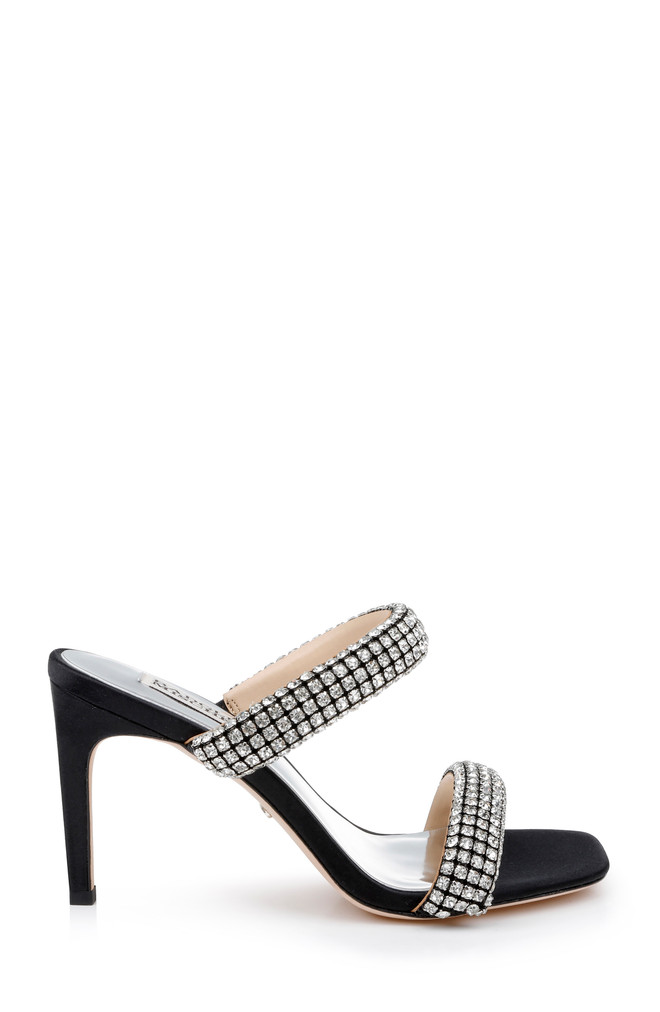 Badgley Mischka Sade Jeweled Double-Band Stiletto