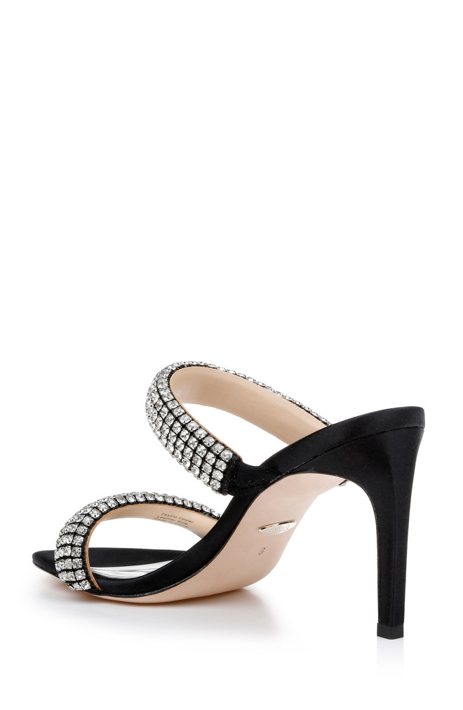 Badgley Mischka Sade Jeweled Double-Band Stiletto