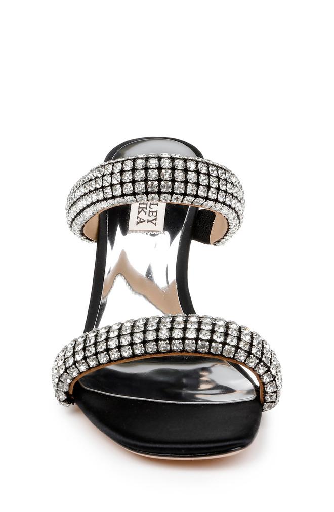 Badgley Mischka Sade Jeweled Double-Band Stiletto