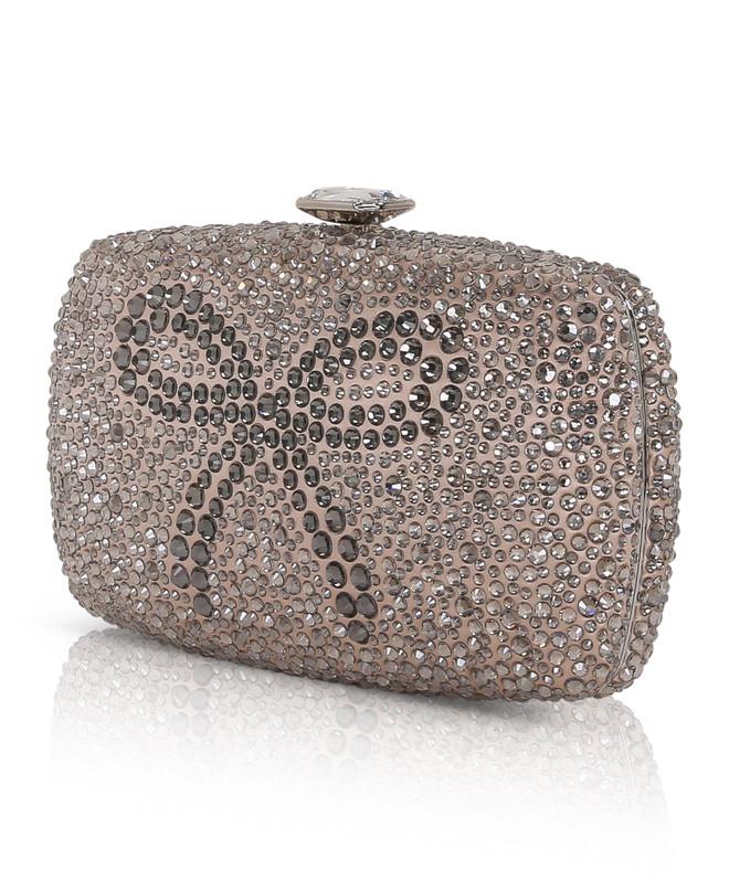 Badgley Mischka Sheena Crystal Box Clutch