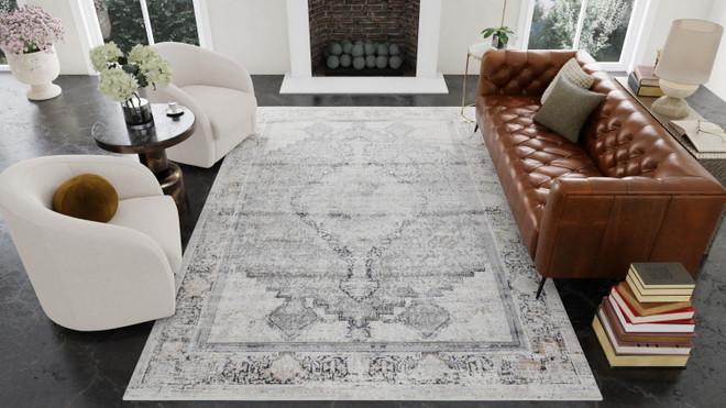 Badgley Mischka Silver Strand Oasis Luxury Rug