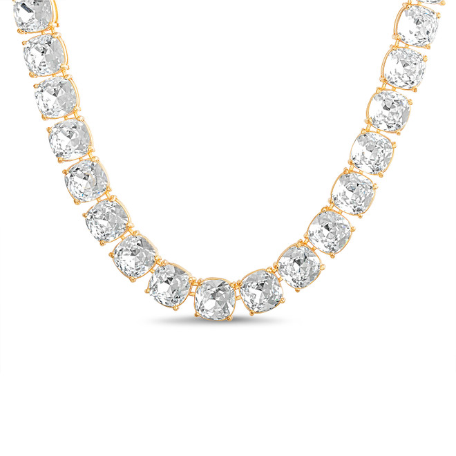 badgley mischka Simple Stone Tennis Necklace