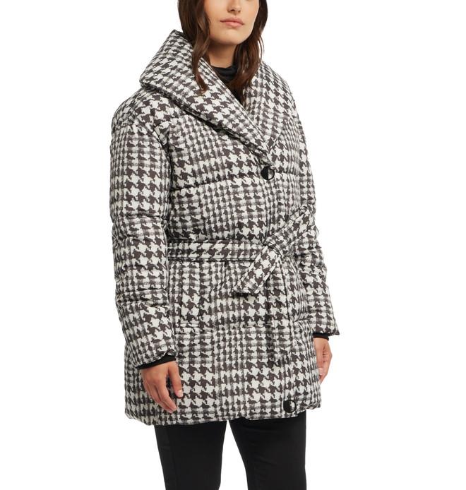 Badgley Mischka Yoko Shawl Collar Puffer Jacket
