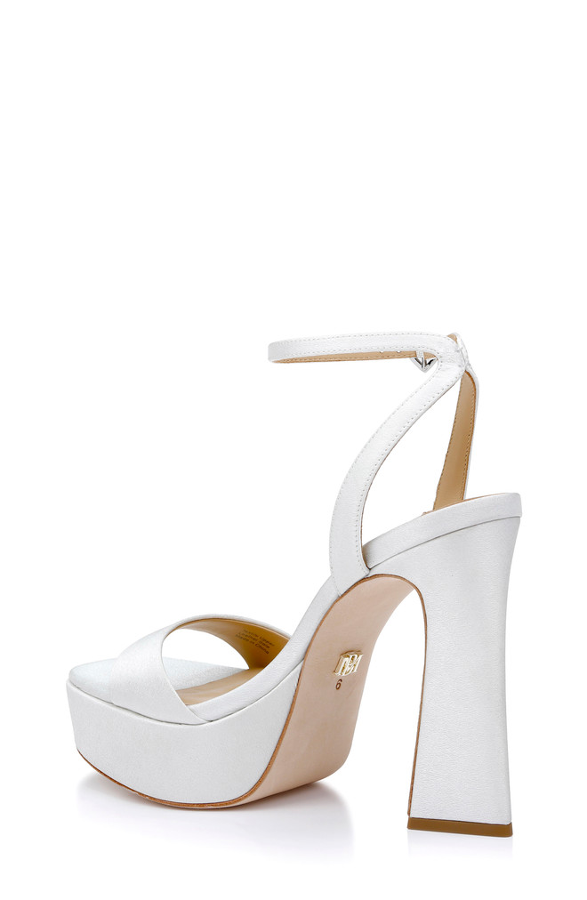 Badgley Mischka Caia Platform Sandal With Heart-Shaped Buckle