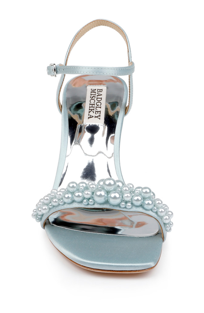 Badgley Mischka Caitlyn Stiletto Heel With Pearled Vamp