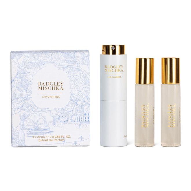 badgley mischka Cap D'Antibes Extrait de Parfum Twist & Spray Set