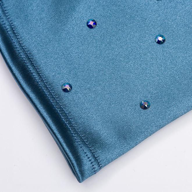 Badgley Mischka Chrysanthi Crystal Satin Opera Glove