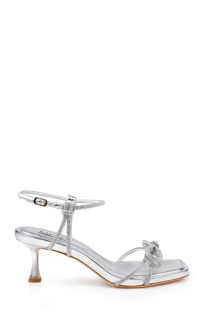 Badgley Mischka Dandelion Ankle Strap Kitten Heel Sandals