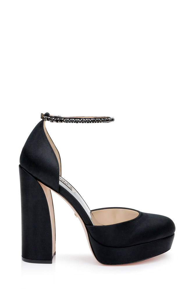 Badgley Mischka Felixa Platform With Gemstone Ankle Strap