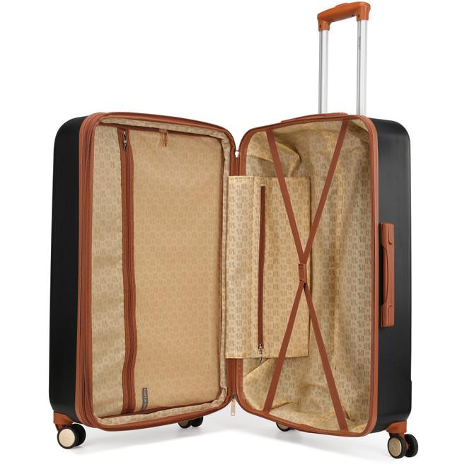 Badgley Mischka Mia 3 Piece Expandable Retro Luggage Set
