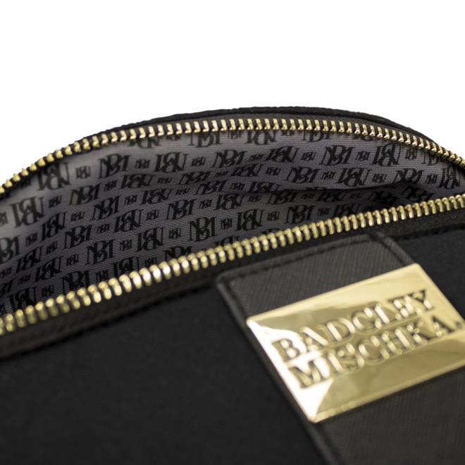 Badgley Mischka Sage Scuba And Vegan Leather Belt Bag