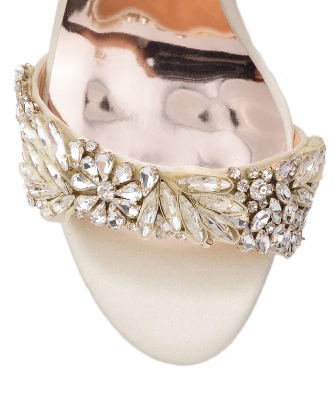 Badgley Mischka Tampa Embellished Heel Evening Shoe