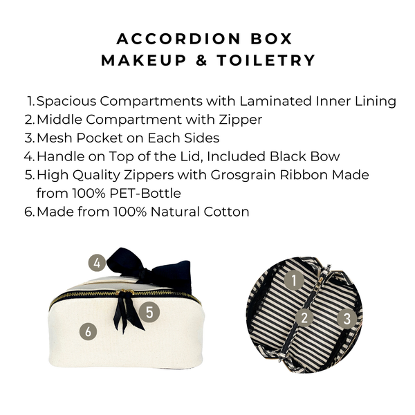 Bag All Accordion Box Makeup & Toiletry Cream