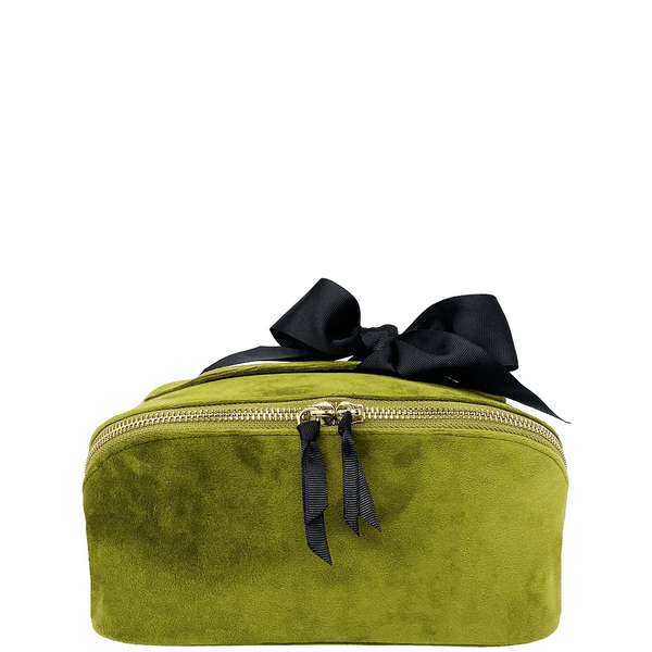 bag all Accordion Box Makeup & Toiletry Green Velvet