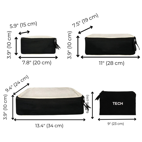 Bag All BA Travel Set 8-pack Black