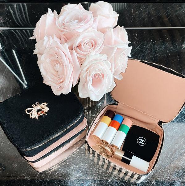 Bag All Cosmetics/Trinket Box Striped