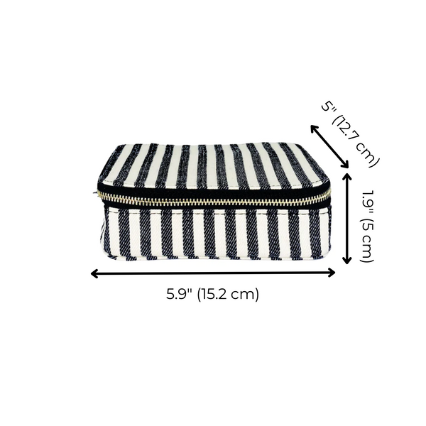 Bag All Cosmetics/Trinket Box Striped