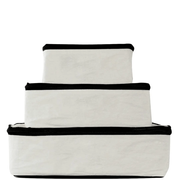 bag all Cotton Packing Cubes 3-pack Cream