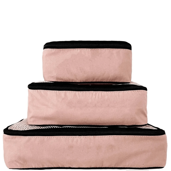 bag all Cotton Packing Cubes 3-pack Pink/Blush