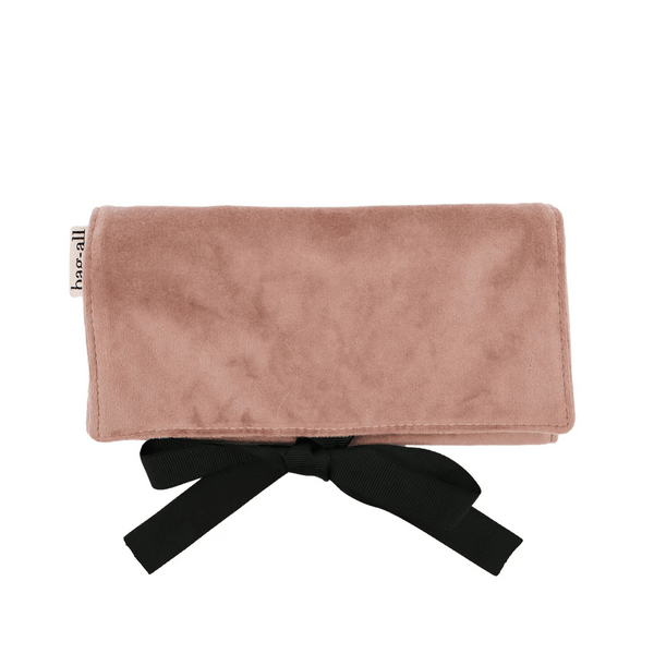 bag all Couture Jewelry Roll Medium Pink Velvet