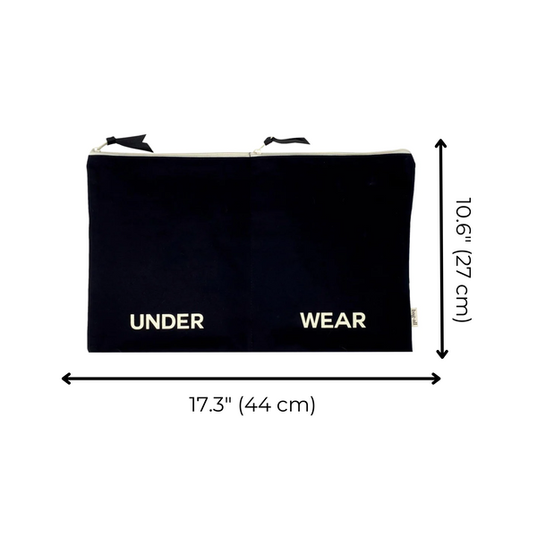 Bag All Double Lingerie Packing Pouch Black
