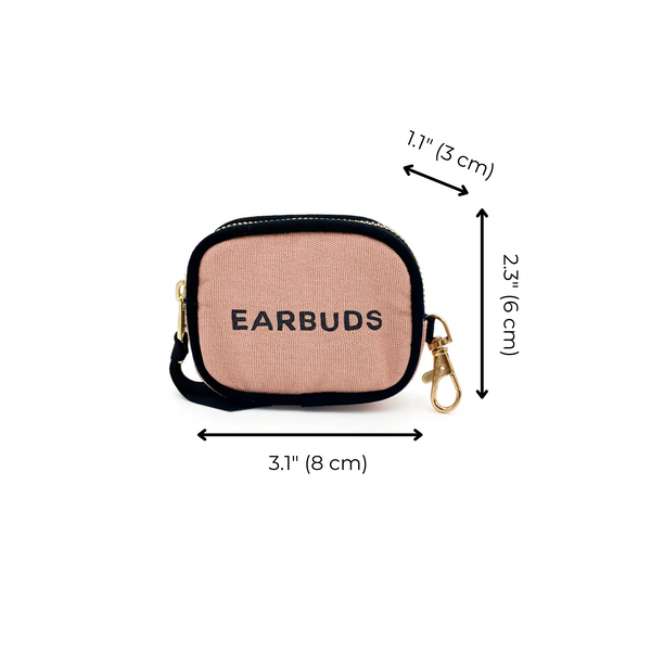 Bag All Earbuds/Airpods Case With Clasp Pink