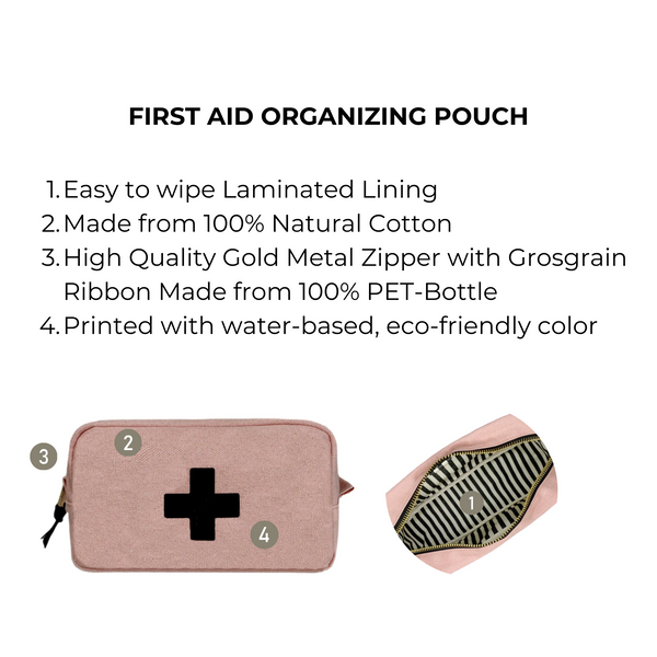 Bag All First Aid Organizing Pouch Pink/Blush