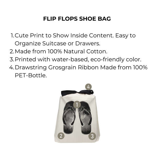 Bag All Flip Flops Shoe Bag Cream