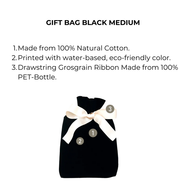 Bag All Gift Bag Black Medium