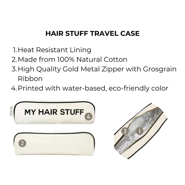 Bag All Hair Stuff Travel Case Cream