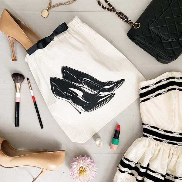 Bag All High Heel Pumps Shoe Bag Cream